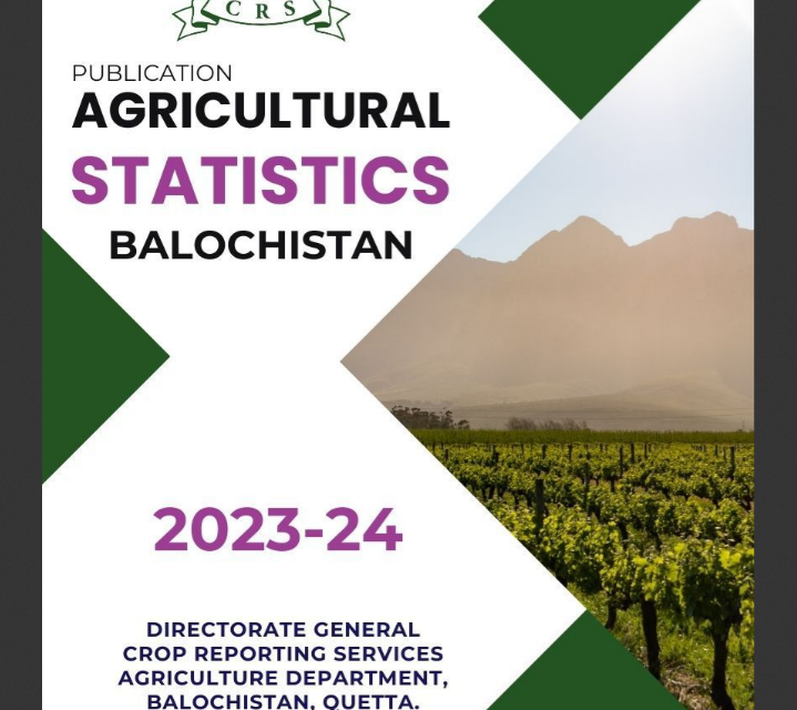 AGRICULTURAL STATISTICS BALOCHISTAN  2023-24
